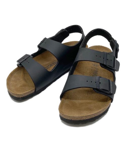 BIRKENSTOCK（ビルケンシュトック）BIRKENSTOCK (ビルケンシュトック) ミラノ ストラップサンダル ブラック サイズ:23cmの古着・服飾アイテム
