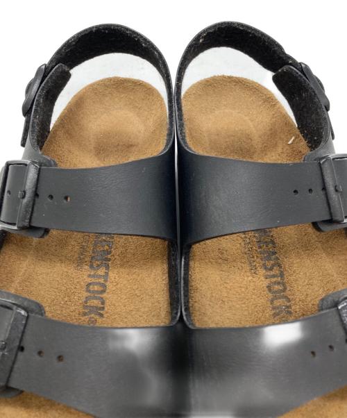 BIRKENSTOCK（ビルケンシュトック）BIRKENSTOCK (ビルケンシュトック) ミラノ ストラップサンダル ブラック サイズ:23cmの古着・服飾アイテム