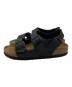 BIRKENSTOCK (ビルケンシュトック) ミラノ ストラップサンダル ブラック サイズ:23cm：5000円