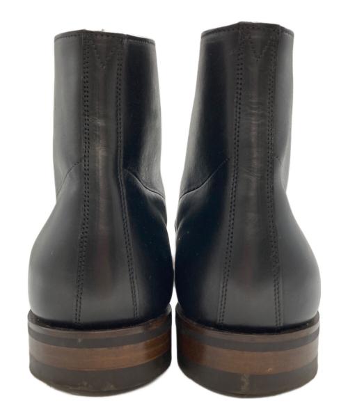 RRL（ダブルアールエル）RRL (ダブルアールエル) NEW LIVINGSTONE ニューリビングストーン レザーブーツ ブラック サイズ:9Dの古着・服飾アイテム