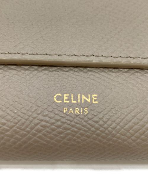 CELINE（セリーヌ）CELINE (セリーヌ) スモール トリフォールドウォレット グレー サイズ:実寸サイズをご参照ください。の古着・服飾アイテム