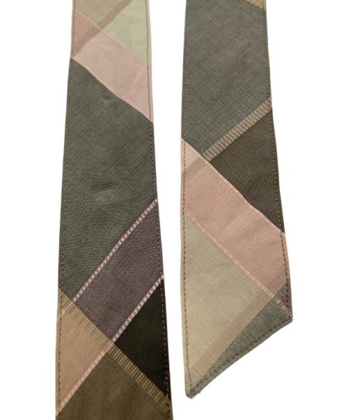 BLUE LABEL CRESTBRIDGE（ブルーレーベルクレストブリッジ）BLUE LABEL CRESTBRIDGE (ブルーレーベルクレストブリッジ) チェック切替ワンピース / 半袖切替ワンピース ベージュ サイズ:38の古着・服飾アイテム