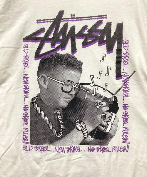 stussy（ステューシー）stussy (ステューシー) Old Skool Tee / / オールドスクールTシャツ ホワイト サイズ:XLの古着・服飾アイテム
