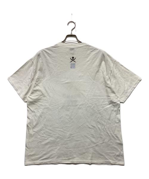 stussy（ステューシー）stussy (ステューシー) NEIGHBORHOOD (ネイバーフッド) 25th Anniversary Handsign Tee / stussy × NEIGHBORHOOD プリントTシャツ ホワイト サイズ:XLの古着・服飾アイテム