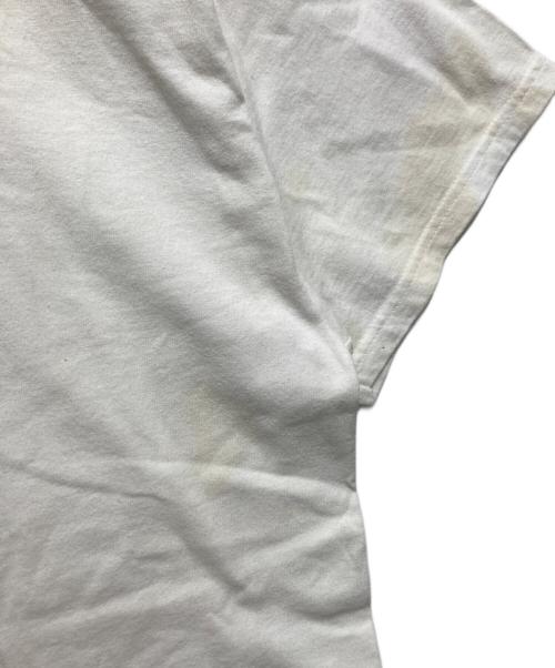 stussy（ステューシー）stussy (ステューシー) デニムスカルプリントT / プリントTシャツ ホワイト サイズ:XLの古着・服飾アイテム