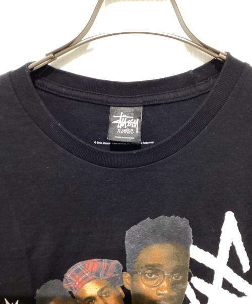 stussy（ステューシー）stussy (ステューシー) Yo!MTV Raps De La Soul Tee デラソウル ラップTシャツ ブラック サイズ:XLの古着・服飾アイテム