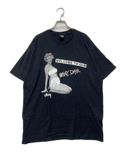 stussy（ステューシー）stussy (ステューシー) NEXUS 7 マリリンモンロープリントT / プリントTシャツ ブラック サイズ:XLの古着・服飾アイテム