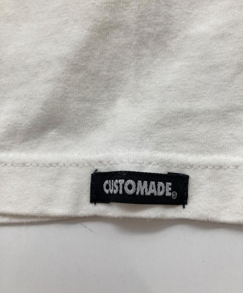 stussy（ステューシー）stussy (ステューシー) カモフラスカルTシャツ / プリントTシャツ ホワイト サイズ:XLの古着・服飾アイテム