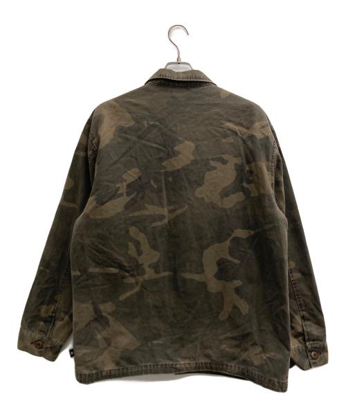 stussy（ステューシー）stussy (ステューシー) MFG カモフラミリタリージャケット ブラウン サイズ:XLの古着・服飾アイテム