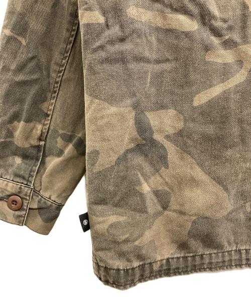 stussy（ステューシー）stussy (ステューシー) MFG カモフラミリタリージャケット ブラウン サイズ:XLの古着・服飾アイテム