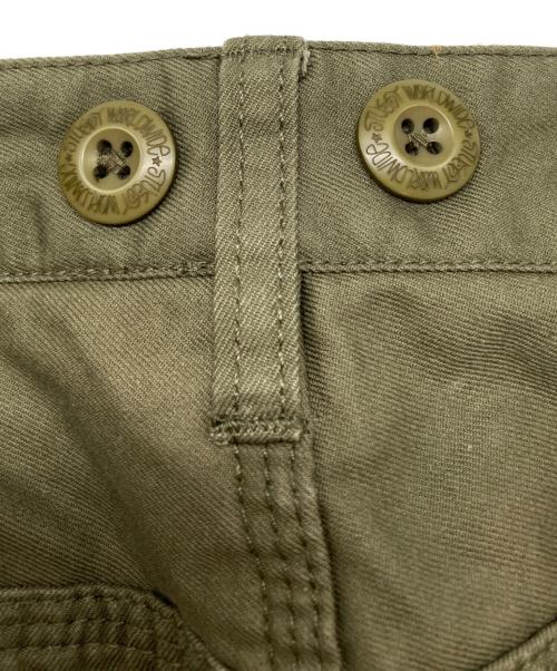 stussy（ステューシー）stussy (ステューシー) 裏チェックワークパンツ オリーブ サイズ:36の古着・服飾アイテム