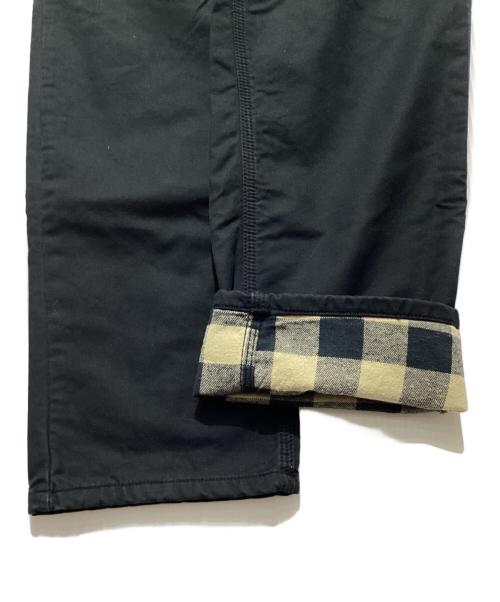 stussy（ステューシー）stussy (ステューシー) 裏チェックワークパンツ ブラック サイズ:36の古着・服飾アイテム