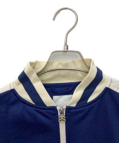 stussy（ステューシー）stussy (ステューシー) 90s2WAYスリーブトラックジャケット ネイビー×アイボリー サイズ:XLの古着・服飾アイテム