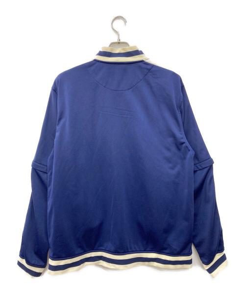 stussy（ステューシー）stussy (ステューシー) 90s2WAYスリーブトラックジャケット ネイビー×アイボリー サイズ:XLの古着・服飾アイテム