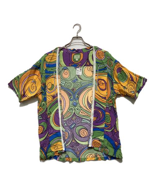 stussy（ステューシー）stussy (ステューシー) Laugh in アロハシャツ / ラフ イン アロハシャツ / 総柄オープンカラーシャツ マルチカラー サイズ:XLの古着・服飾アイテム