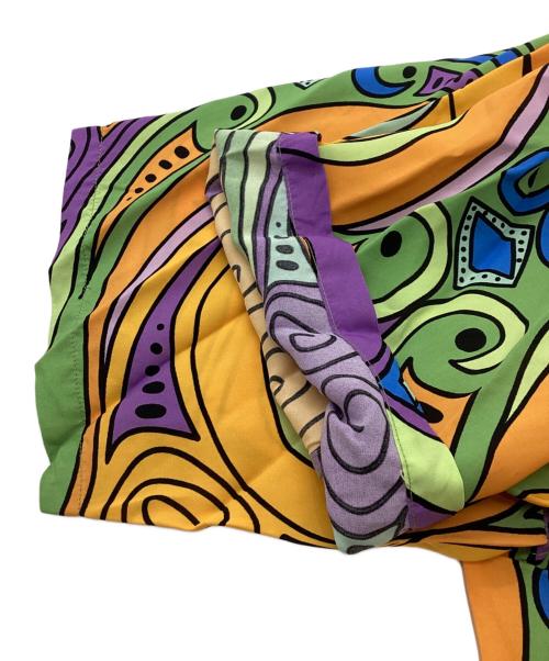 stussy（ステューシー）stussy (ステューシー) Laugh in アロハシャツ / ラフ イン アロハシャツ / 総柄オープンカラーシャツ マルチカラー サイズ:XLの古着・服飾アイテム