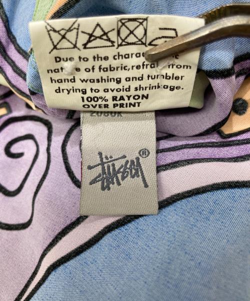 stussy（ステューシー）stussy (ステューシー) Laugh in アロハシャツ / ラフ イン アロハシャツ / 総柄オープンカラーシャツ マルチカラー サイズ:XLの古着・服飾アイテム