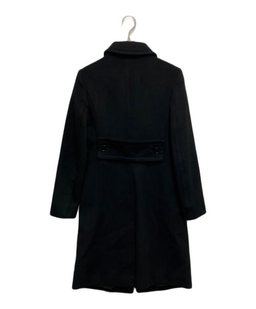 MIU MIU（ミュウミュウ）MIU MIU (ミュウミュウ) ウールアンゴラコート ブラック サイズ:36の古着・服飾アイテム