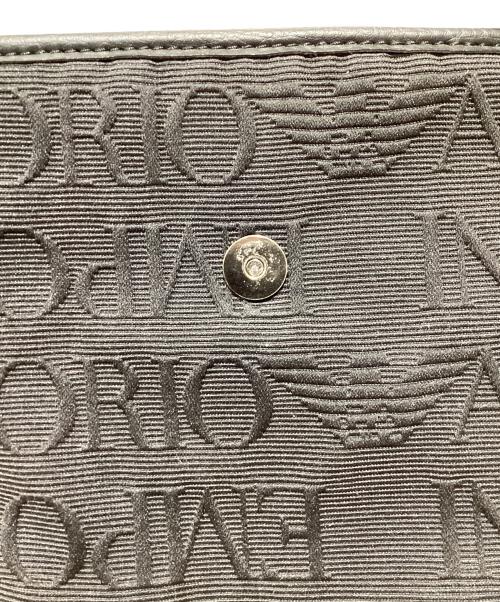 EMPORIO ARMANI（エンポリオ アルマーニ）EMPORIO ARMANI (エンポリオ アルマーニ) テスートマクロロゴショルダーバッグ ブラックの古着・服飾アイテム