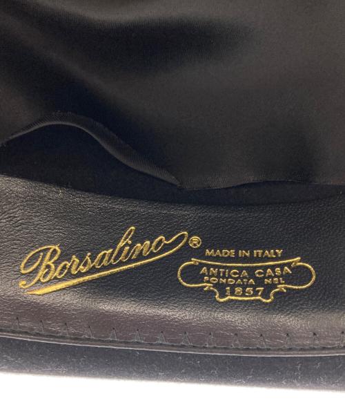 BORSALINO（ボルサリーノ）BORSALINO (ボルサリーノ) アレッサンドリア 中折れ ラビットウールハット ブラックの古着・服飾アイテム