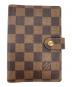 LOUIS VUITTON（ルイ ヴィトン）の古着「アジェンダPM手帳カバー」｜ブラウン