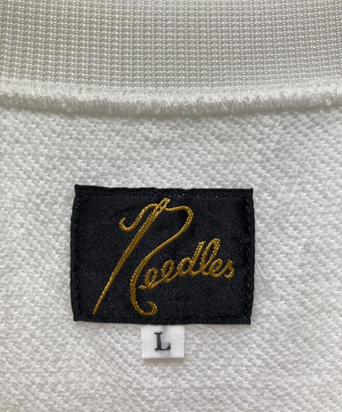 Needles（ニードルズ）Needles (ニードルズ) SLEEVE LESS SWEAT C/PE JERSEY / スリーブレス スウェット ベスト ホワイト サイズ:Lの古着・服飾アイテム