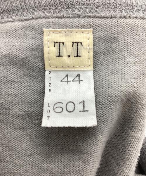 T.T（タイガ タカハシ）T.T (タイガ タカハシ) Lot 601ポケットTシャツ グレー サイズ:44の古着・服飾アイテム