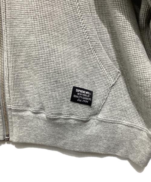 SUPREME（シュプリーム）Supreme (シュプリーム) 25SS Hooded Zip Up Thermal ヘザーグレー サイズ:Lの古着・服飾アイテム
