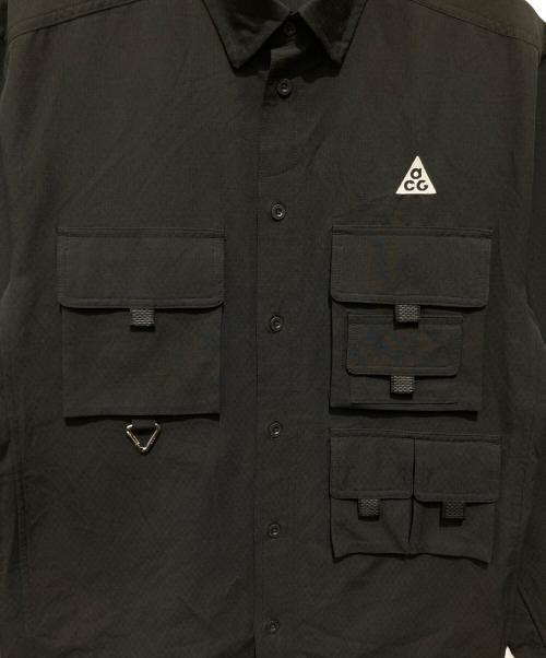 NIKE ACG（ナイキエーシージー）NIKE ACG (ナイキエーシージー) Dri-FIT ADV UV シャツ ブラック サイズ:Lの古着・服飾アイテム