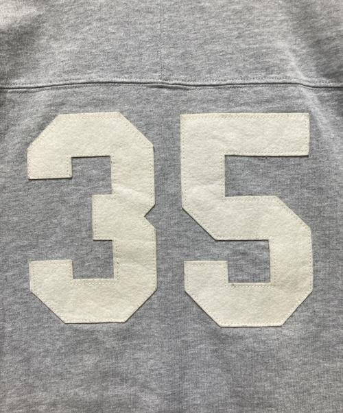 stussy（ステューシー）stussy (ステューシー) ナンバリングロゴ半袖カットソー グレー サイズ:Ｌの古着・服飾アイテム