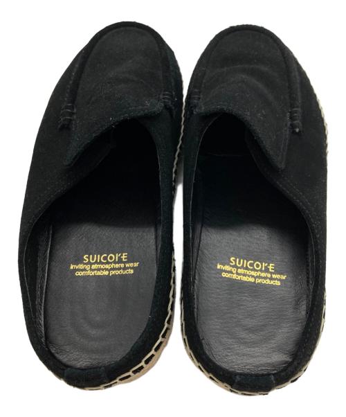 suicoke（スイコック）suicoke (スイコック) ミュール / スウェード ミュール サンダル ブラック サイズ:US7の古着・服飾アイテム