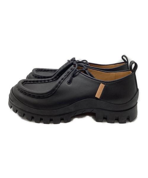 HENDER SCHEME（エンダースキーマ）HENDER SCHEME (エンダースキーマ) derby #2146 レザーシューズ ブラック サイズ:表記無しの古着・服飾アイテム