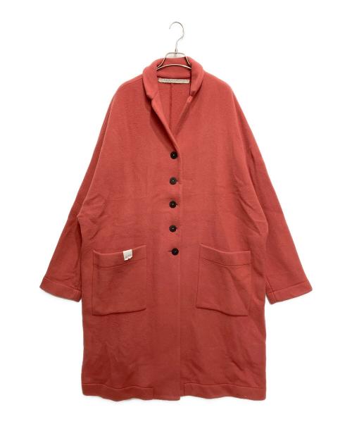 album di famiglia（アルバム ディ ファミリア）album di famiglia (アルバム ディ ファミリア) ステンカラーコート ピンク サイズ:Ｌの古着・服飾アイテム