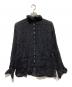 yunahica（ユナヒカ）の古着「リネンフリルシャツ」｜ブラック