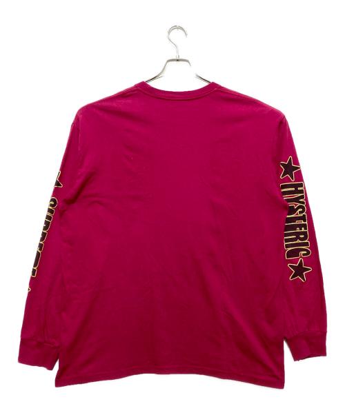 SUPREME（シュプリーム）Supreme Hysteric Glamour (ヒステリックグラマー) 21SS Supreme®/HYSTERIC GLAMOUR L/S Tee / シュプリーム/ヒステリックグラマー 長袖Tシャツ レッド サイズ:XLの古着・服飾アイテム