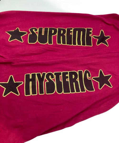 SUPREME（シュプリーム）Supreme Hysteric Glamour (ヒステリックグラマー) 21SS Supreme®/HYSTERIC GLAMOUR L/S Tee / シュプリーム/ヒステリックグラマー 長袖Tシャツ レッド サイズ:XLの古着・服飾アイテム