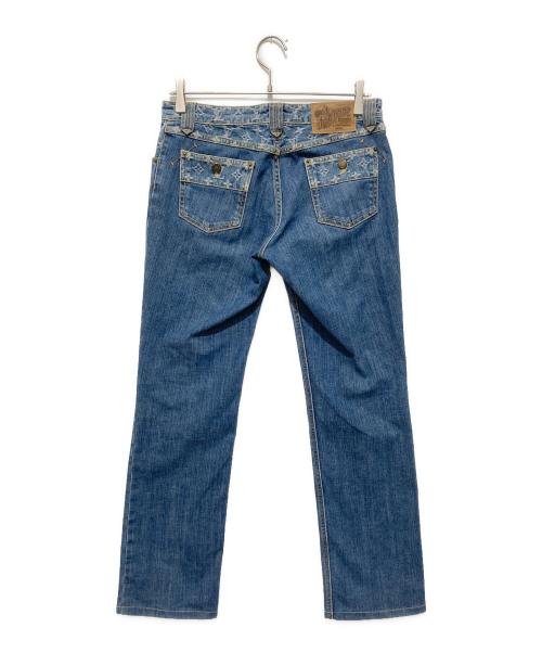 LOUIS VUITTON（ルイ ヴィトン）LOUIS VUITTON (ルイ ヴィトン) モノグラム デニムパンツ インディゴ サイズ:Sの古着・服飾アイテム
