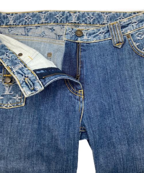 LOUIS VUITTON（ルイ ヴィトン）LOUIS VUITTON (ルイ ヴィトン) モノグラム デニムパンツ インディゴ サイズ:Sの古着・服飾アイテム