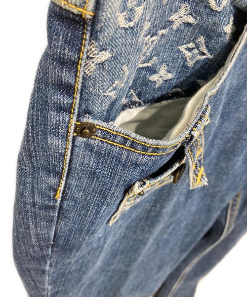 LOUIS VUITTON（ルイ ヴィトン）LOUIS VUITTON (ルイ ヴィトン) モノグラム デニムパンツ インディゴ サイズ:Sの古着・服飾アイテム