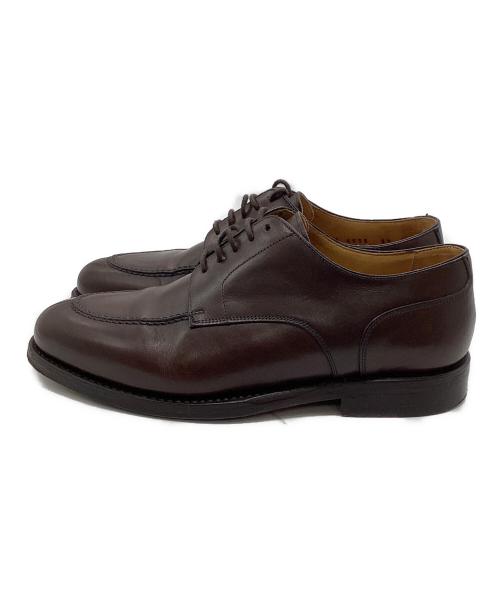 berwick（バーウィック）berwick (バーウィック) Uチップレザーシューズ ブラウン サイズ:UK6.5の古着・服飾アイテム