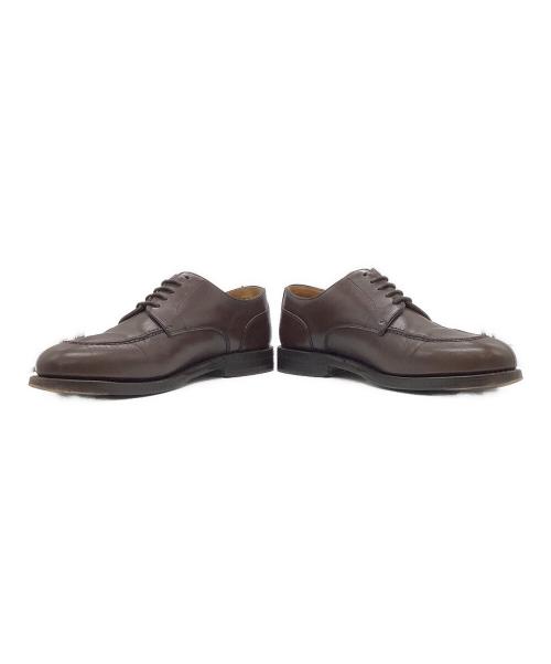 berwick（バーウィック）berwick (バーウィック) Uチップレザーシューズ ブラウン サイズ:UK6.5の古着・服飾アイテム