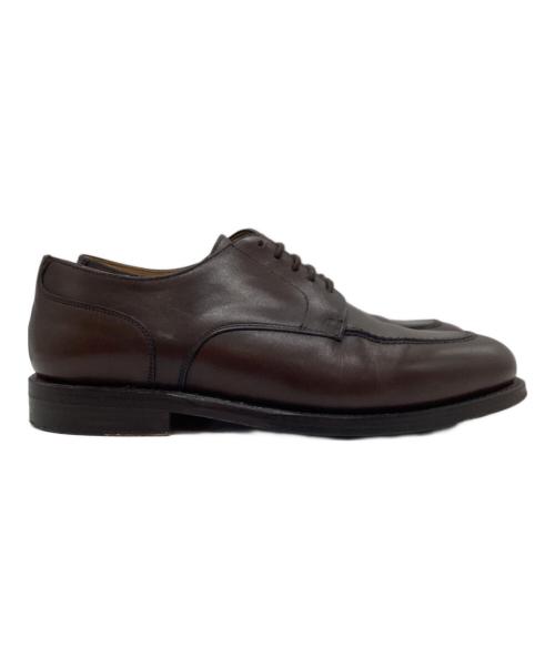 berwick（バーウィック）berwick (バーウィック) Uチップレザーシューズ ブラウン サイズ:UK6.5の古着・服飾アイテム