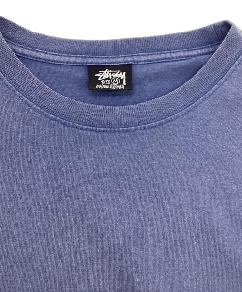 stussy（ステューシー）stussy (ステューシー) フラワープリントTシャツ ブルー サイズ:Mの古着・服飾アイテム