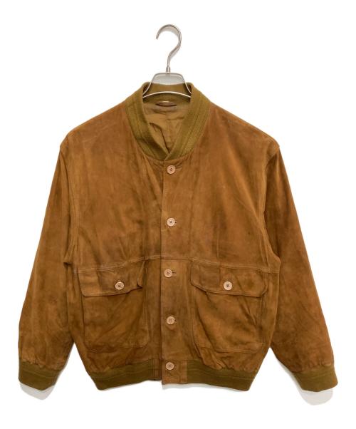 NO BRAND（ノーブランド）NO BRAND (ノーブランド) レザージャケット ブラウン サイズ:Lの古着・服飾アイテム