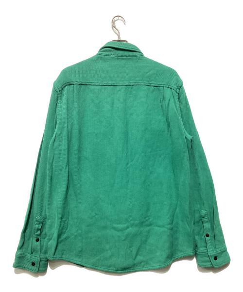 OUTERKNOWN（アウターノーン）OUTERKNOWN (アウターノーン) Chroma Blanket Shirt / コットンシャツ グリーン サイズ:XLの古着・服飾アイテム