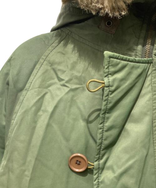 POLO JEANS CO.（ポロジーンズカンパニー）POLO JEANS CO. (ポロジーンズカンパニー) ファーダウンジャケット グリーン サイズ:Mの古着・服飾アイテム