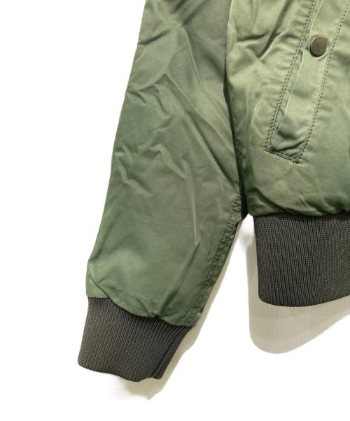 POLO JEANS CO.（ポロジーンズカンパニー）POLO JEANS CO. (ポロジーンズカンパニー) ファーダウンジャケット グリーン サイズ:Mの古着・服飾アイテム