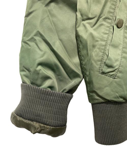 POLO JEANS CO.（ポロジーンズカンパニー）POLO JEANS CO. (ポロジーンズカンパニー) ファーダウンジャケット グリーン サイズ:Mの古着・服飾アイテム