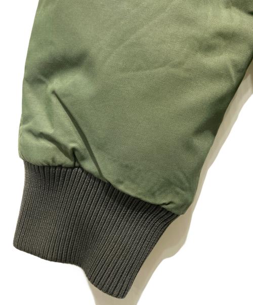 POLO JEANS CO.（ポロジーンズカンパニー）POLO JEANS CO. (ポロジーンズカンパニー) ファーダウンジャケット グリーン サイズ:Mの古着・服飾アイテム