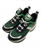 MICHAEL KORSマイケル・コース）の古着「OLYMPIA エクストリーム スニーカー / 厚底スニーカー / ローカットスニーカー」｜ブラック×グリーン